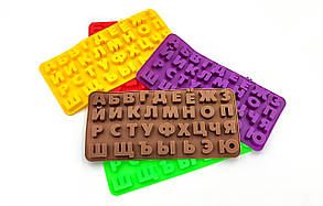 Силіконова форма Алфавіт 24,5*12 см