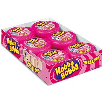Жуйка Hubba Bubba Tape Bubble Gum, 12шт/уп