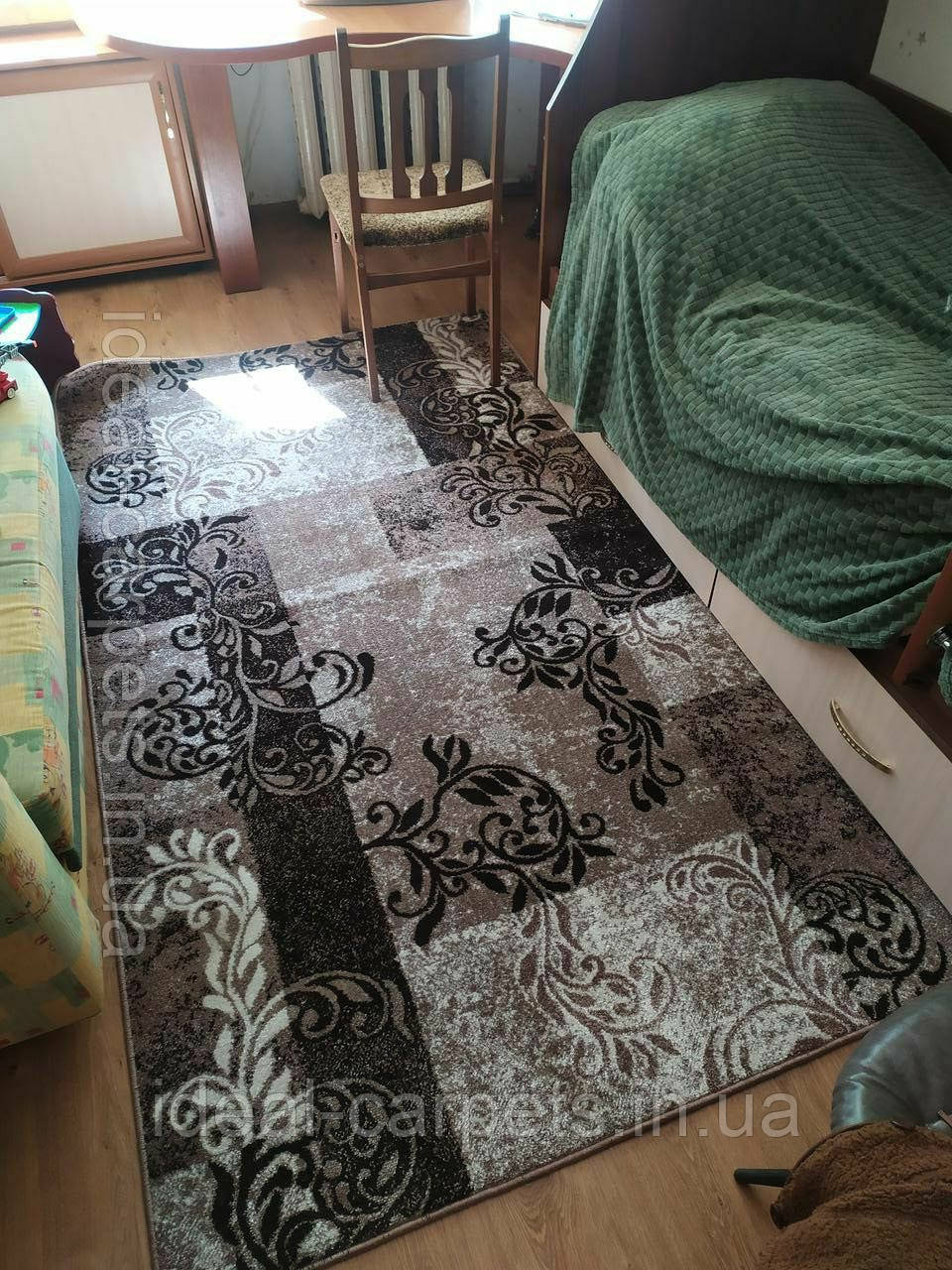 Клім 1.6х2.3м Mira Beige Короткий ворс 24022-234 Завиток, фото 1