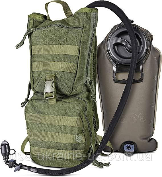 Тактичний рюкзак Mission Made Hydration Pack з лямками MOLLE + гідратор, фото 1