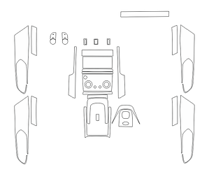 Комплект викрійок для салону LAND ROVER DISCOVERY SPORT 2020