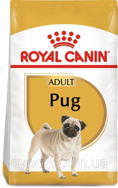 Сухой полнорационный корм для взрослых собак породы мопс Royal Canin Pug Adult в возрасте 10 месяцев и старше 0.5 кг