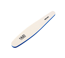 Пилка-баф для нігтів NUB 180/240, колір біло-блакитний