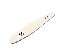 Пилка-баф для нігтів NUB 150/220, колір біло-сірий