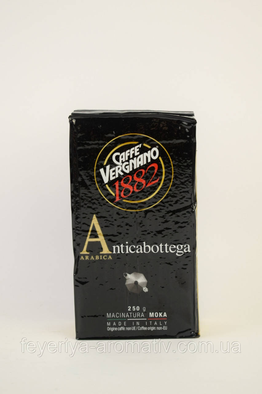 Кава мелена Caffe Vergnano 1882 in Grani Anticabottega 250 г Італія, фото 1