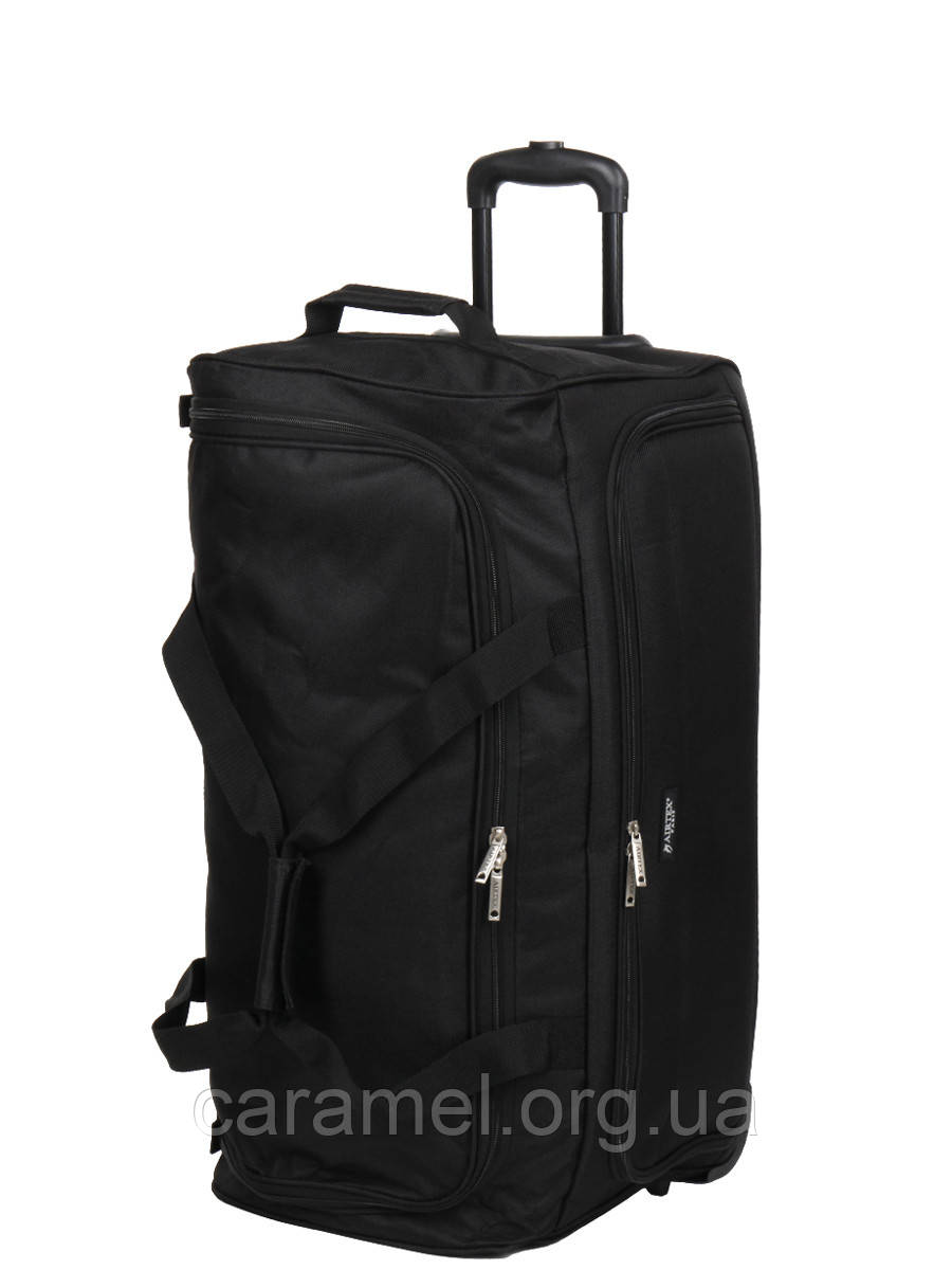 Сумка на колесах мала S чорна 55x28x30см/46л/2.2кг/Airtex 823-55
