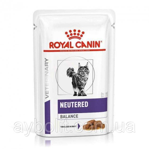 Лечебный влажный корм для кошек Royal Canin Neutered Balance, 85 г