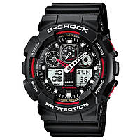 Часы мужские Casio G-Shock GA-100-1A4ER противоударные водонепроницаемые