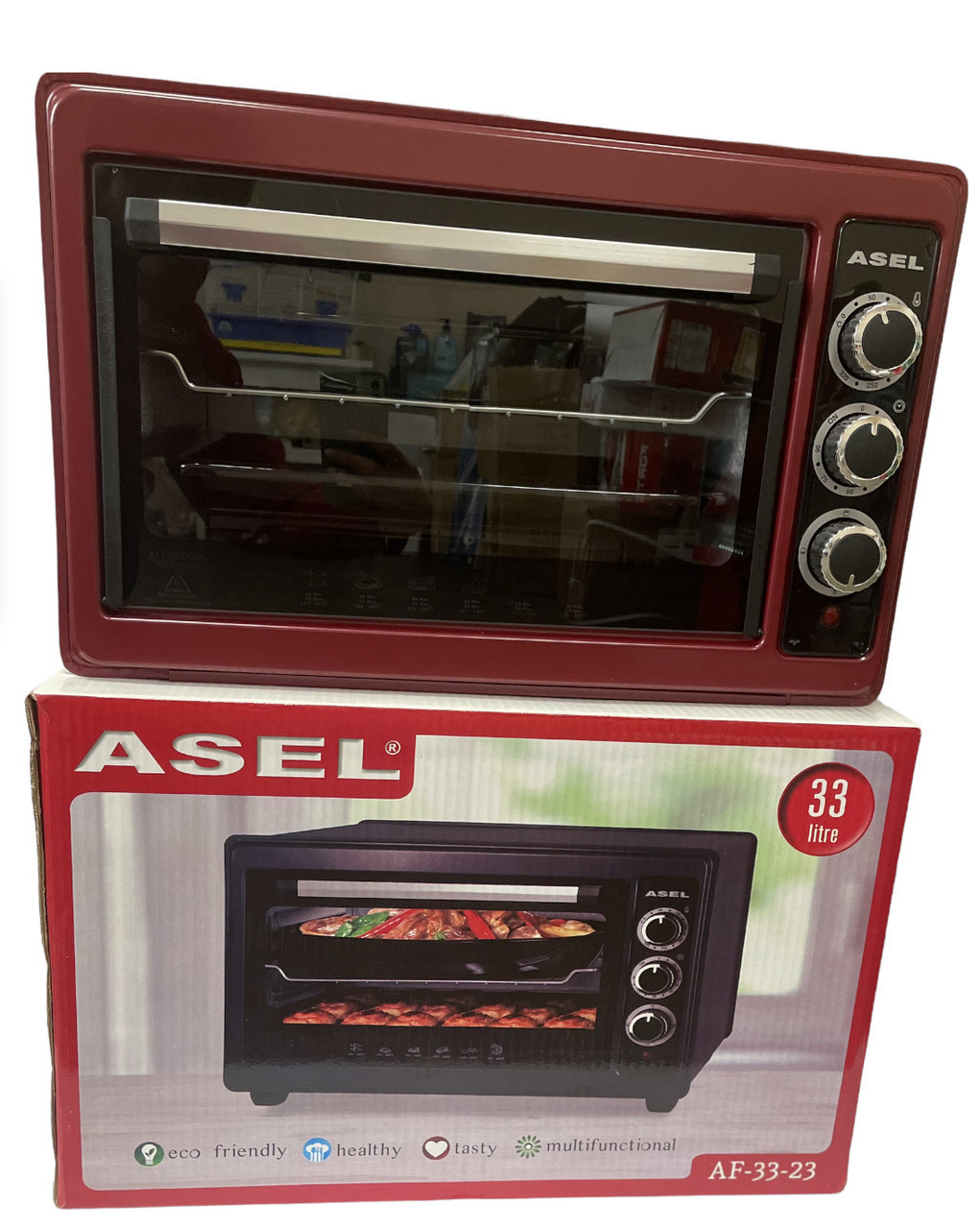 Електрична духовка (піч) Asel 33 л 1300 Вт AF-33-23 Туреччина