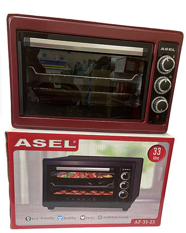 Електрична духовка (піч) Asel 33 л 1300 Вт AF-33-23 Туреччина, фото 1