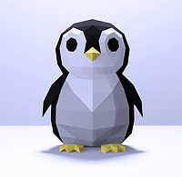 Papercraft фигура "Пингвин" 3D + Акция!
