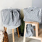 Набір бавовняних сумок для речей 4 шт., фото 2