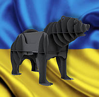 Мангал сталевий розбірний Ведмідь 3D, мангалі фігури тварин, мангал для дому та саду декоративний