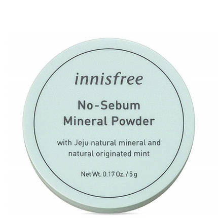 Мінеральна матуюча пудра Innisfree No-Sebum Mineral Powder,5г, фото 2