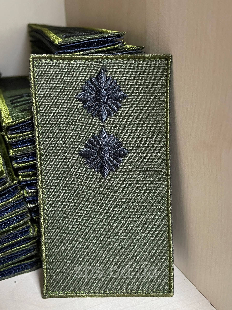 №7 Погон Лейтенант олива 10*5 см