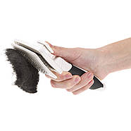 Щітка-пуходерка для собак та кішок із середньою та довгою шерстю Ferplast GRO 5768 PREMIUM, фото 3