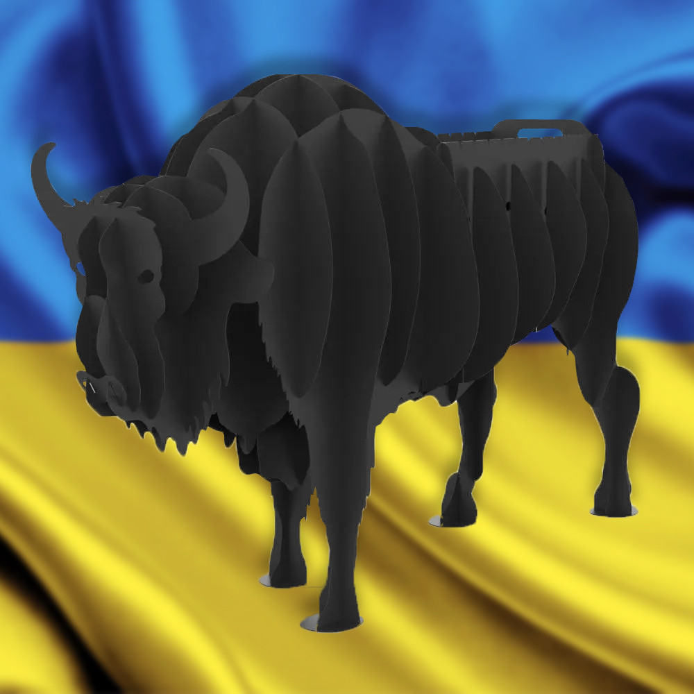 Мангал розбірний Зубр 3D, Мангали у формі тварин для приватного будинку