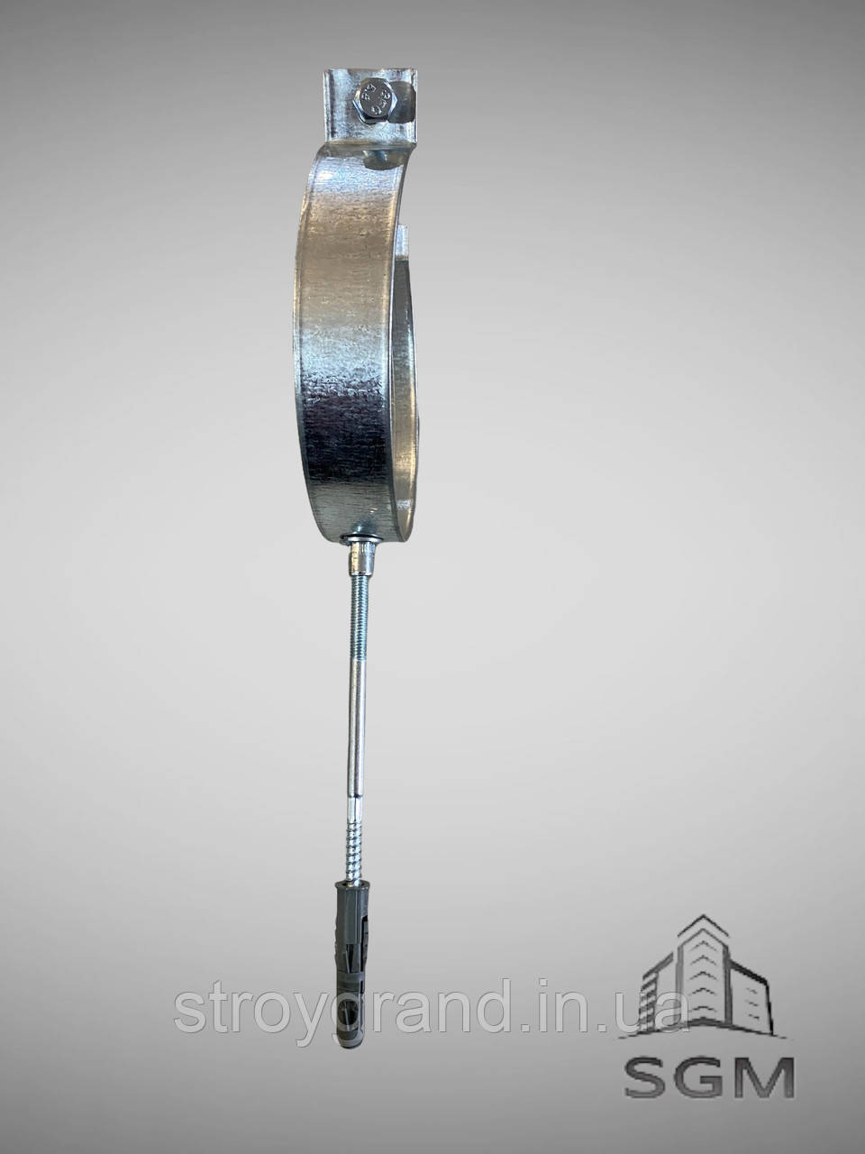 Тримач (хомут) труби водостічної 100 мм, фото 1