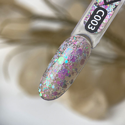 Гель-лак ART IN DETAIL Confetti №C003, 6 мл, фото 2