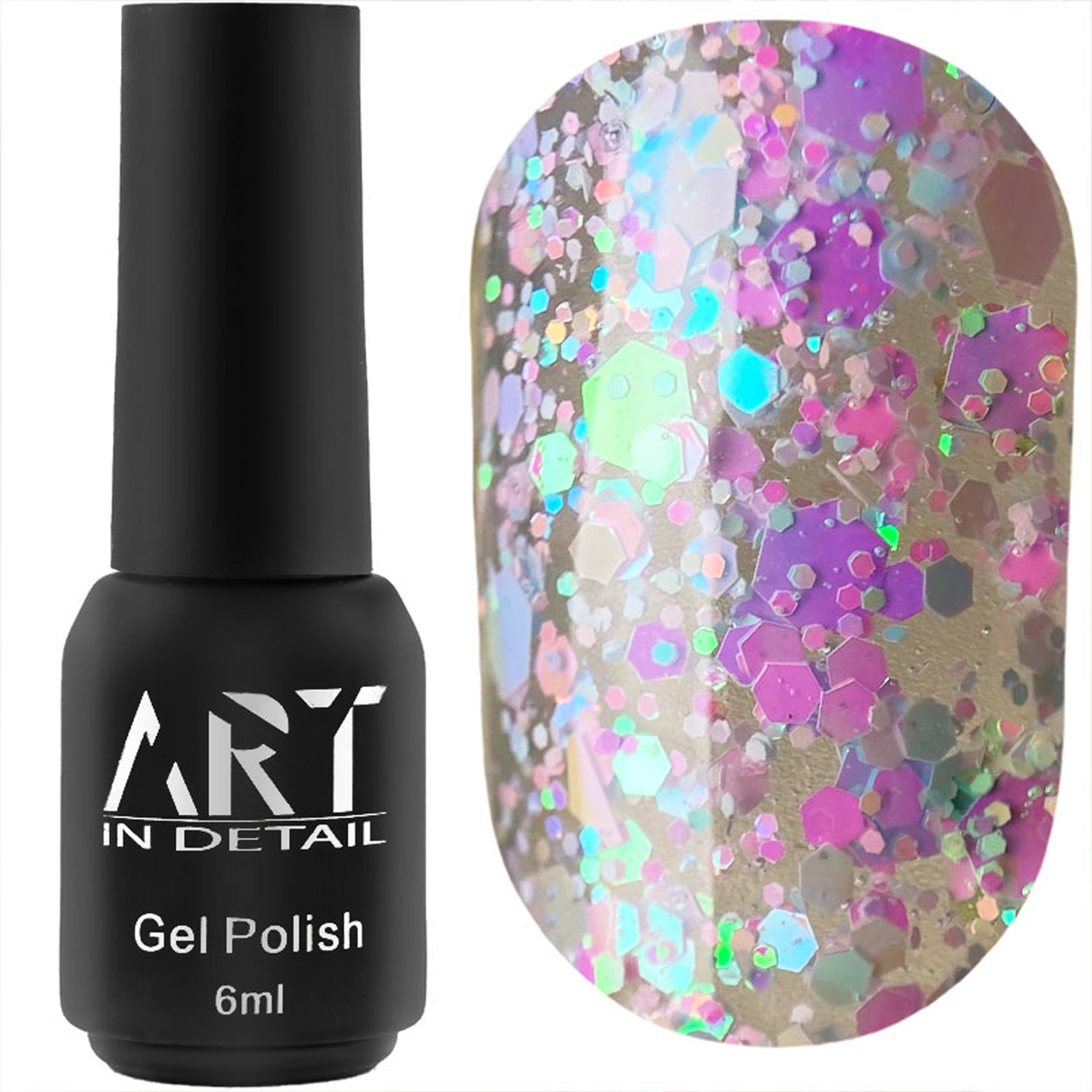 Гель-лак ART IN DETAIL Confetti №C003, 6 мл