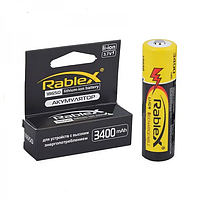 Акумулятор Rablex Li-Ion 18650 3400 mAh без захисту