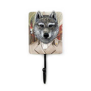 Вішалка-гачок з вовком