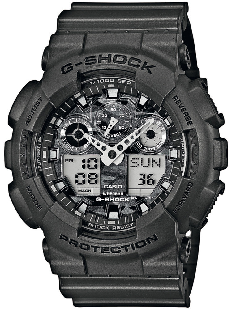 Годинник чоловічий Casio G-Shock GA-100CF-8AER протиударний водонепроникний