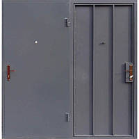 Вхідні двері для технічних приміщень 950х2050 антрацит, права