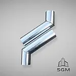 Коліно водостічне оцинковане