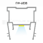Профіль ПФ-6838 Широкі світлові лінії, фото 2