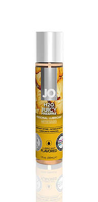 Водна оральна змазка System JO H2O - Juicy Pineaple (30 мл) без цукру, рослинний гліцерин