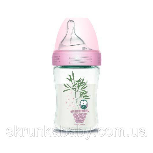 Canpol babies Пляшка антиколікова Haberman 260 мл колір рожевий, фото 1