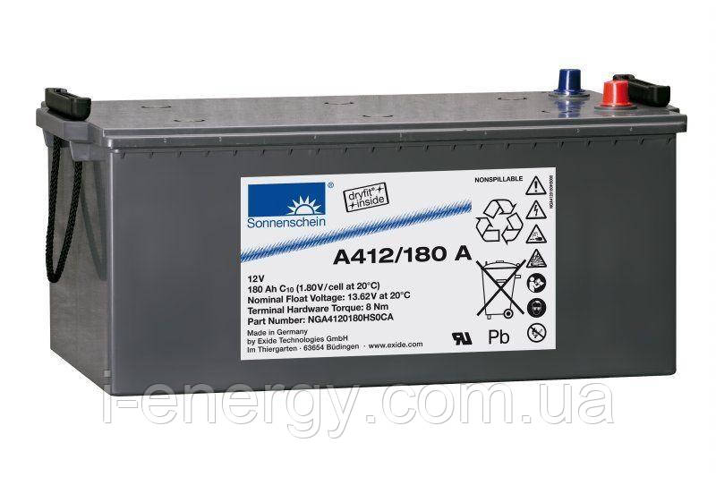 Аккумулятор Sonnenschein A412/180 A GEL 12В 180Аг