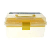 Пластиковый чемодан для хранения и транспортировки инструментов, Yellow, маленький BX-02