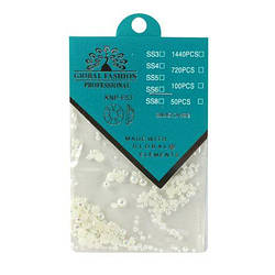 Декор для нігтів перлів, всі розміри, білий колір, Swarovski Global Fashion, 3925