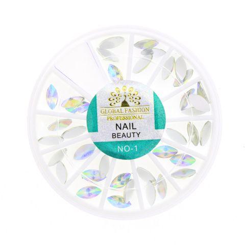 Стрази Global Fashion, овал, фото 1