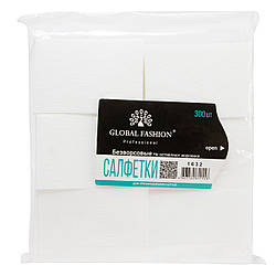 Серветки безворсові Global Fashion, середньої жорсткості, 300 шт.