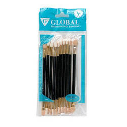 Набір двосторонніх аплікаторів для тіней Global 10 шт, 1119