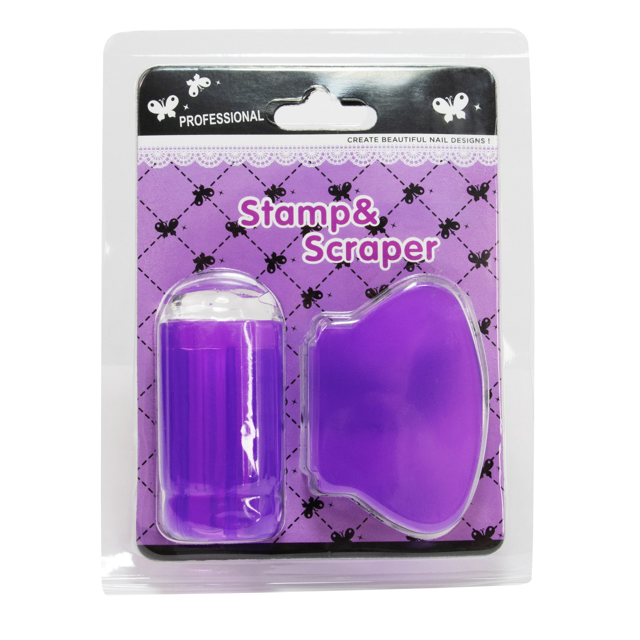 Друк для стемпінгу Global Fashion, бузкова, фото 1