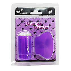 Друк для стемпінгу Global Fashion, бузкова