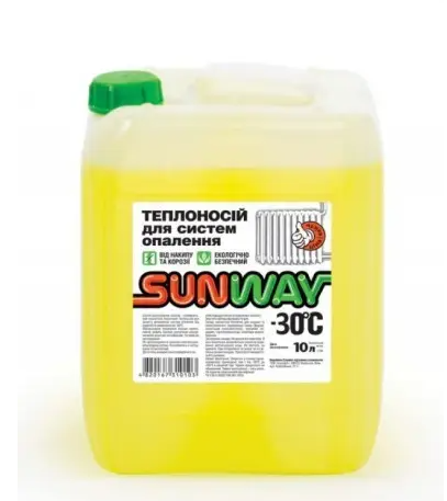Теплоносій на основі гліцирину Бішофіт, Sunway -30, 10 л