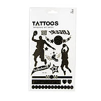 Тату наклейка для тела Metal Tattoo Stickers AB-043