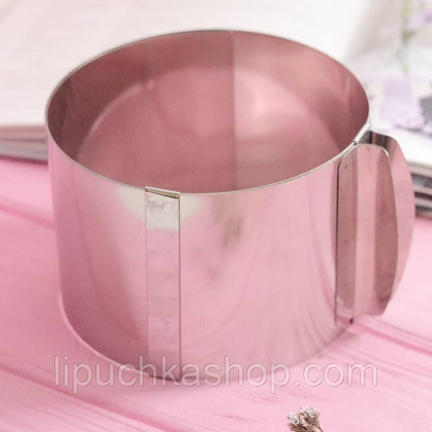 Кільце кондитерське розсувне від 12 до 20 см. (висота 8 см.), фото 1