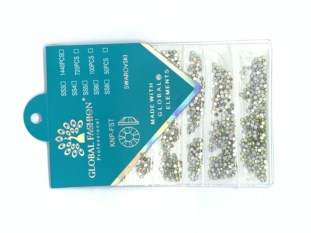 Камені Global Fashion кристал Сваровскі хамелеон, 6 in 1, фото 1