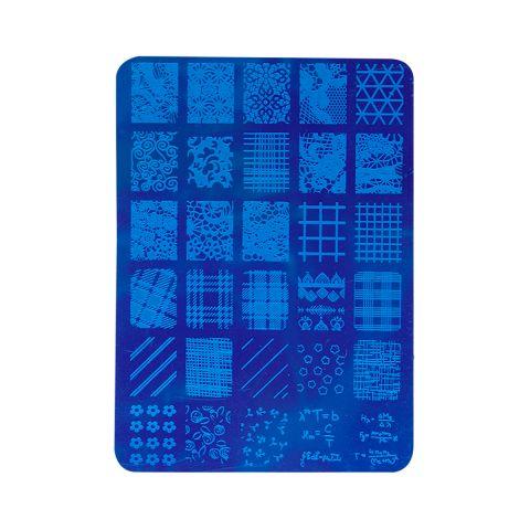 Диск для стемпінгу Global Fashion великий абстракція 4, фото 1