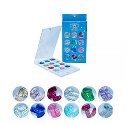 Камені Global Fashion Сваровскі кольорові для декорування нігтів. Набор B