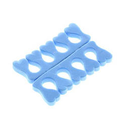 Роздільники для пальців (розтоплення) Global Fashion, блакитні, 1 пара