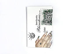 Стрази для нігтів Global Fashion Rhinestones Green
