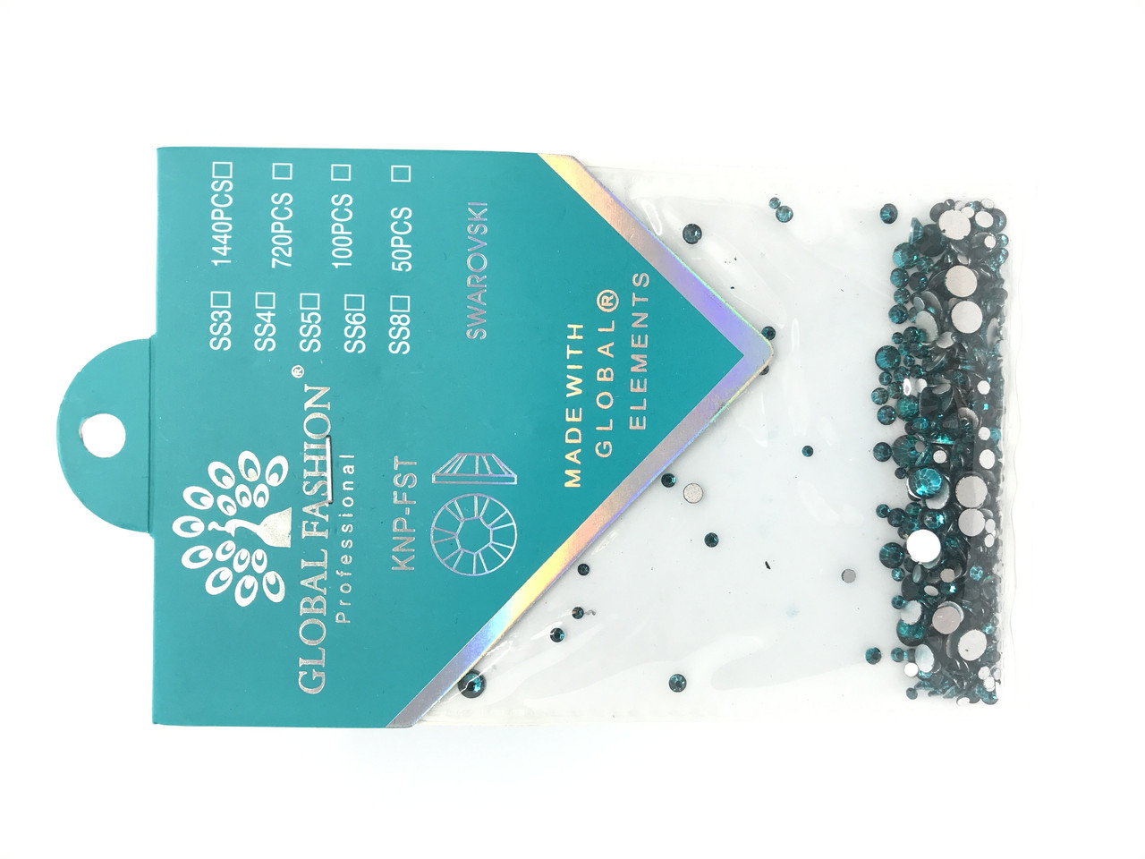 Кристал мікс Global Fashion блакитний, фото 1