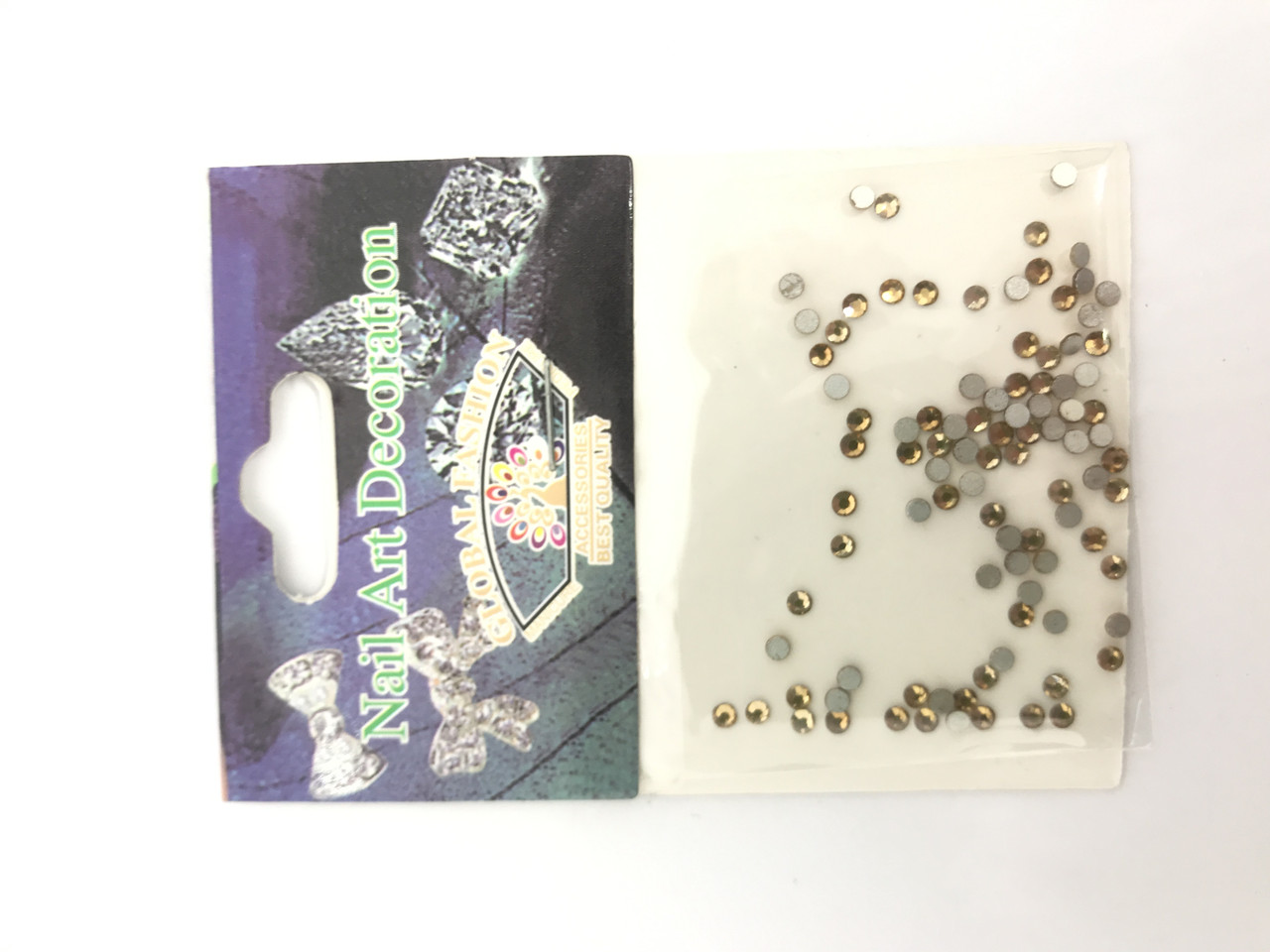 Стрази для нігтів Global Fashion, Nail Art Decoration, gold, фото 1